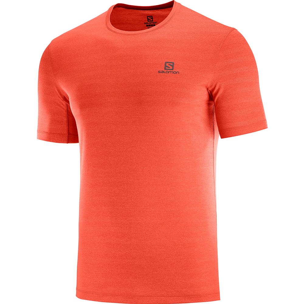 SALOMON UK XA M - Mens T-shirts Orangered,TFHV71024